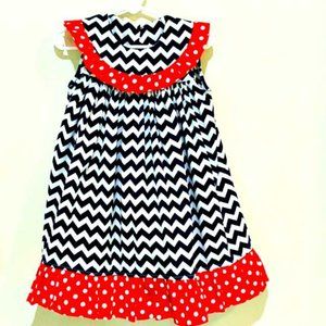 Banana Split Boutique Girl's Dress Size 2T EUC